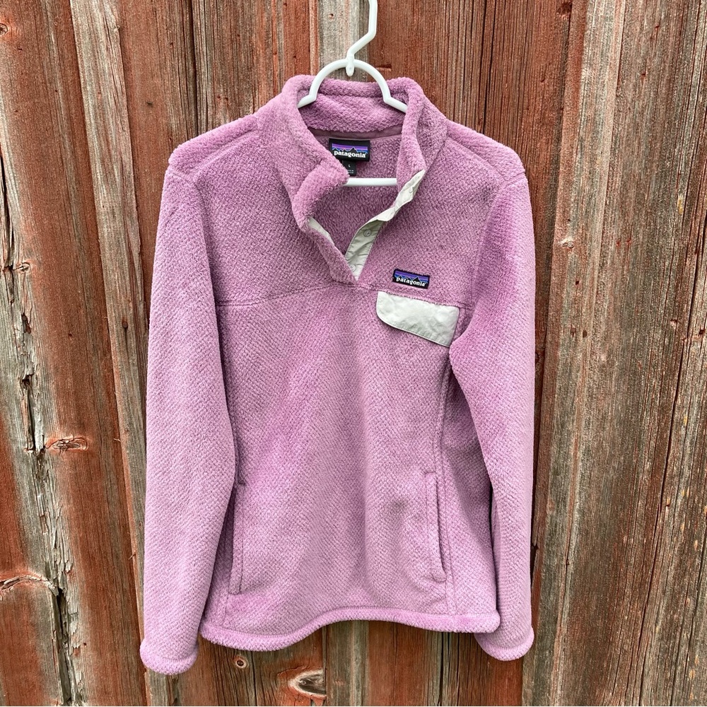 Patagonia Retool fleece - light purple - size large